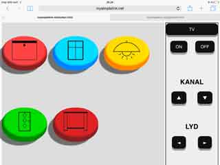Pad- und iPad-Steuerung von Smarthome