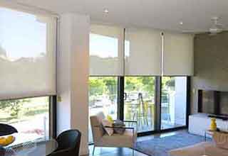 Fibaro and z-wave roller blinds in living room